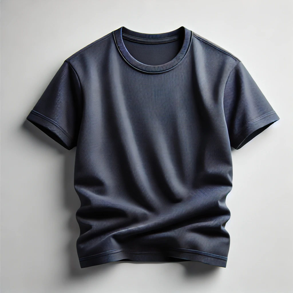 Unisex Supima T-Shirt - Navy Blue - Trrenzy