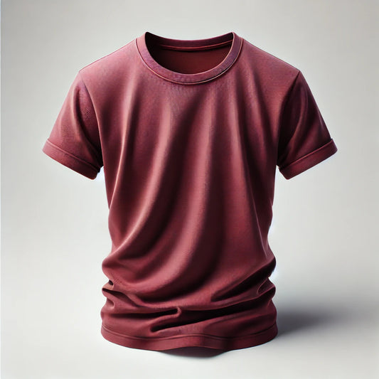 Unisex Supima T-Shirt - Maroon - Trrenzy